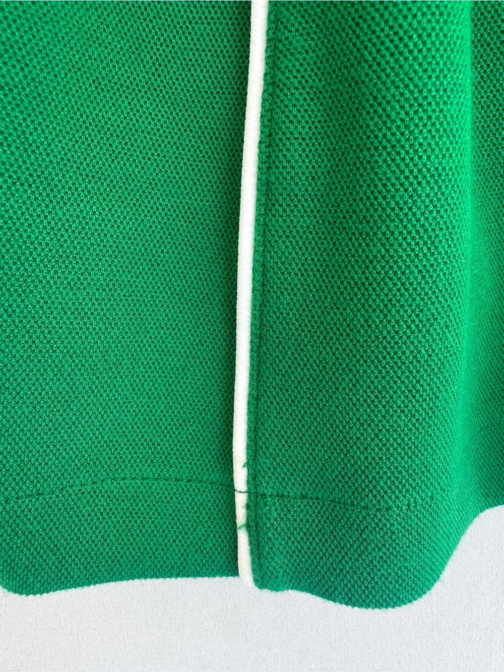 SPANX Green Athletic Mini Skort with White Side Piping